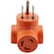 Ac Works Plug Adapter, L6-30R, 6-50P, L6-30P, 6-50P, 0 ft., Orange AD650L630 - alternate 4